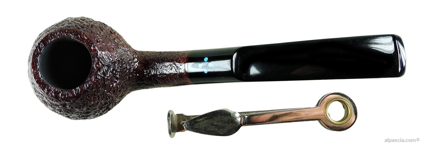 Vista dall'alto della pipa SASIENI 4 DOT WALNUT (052d)