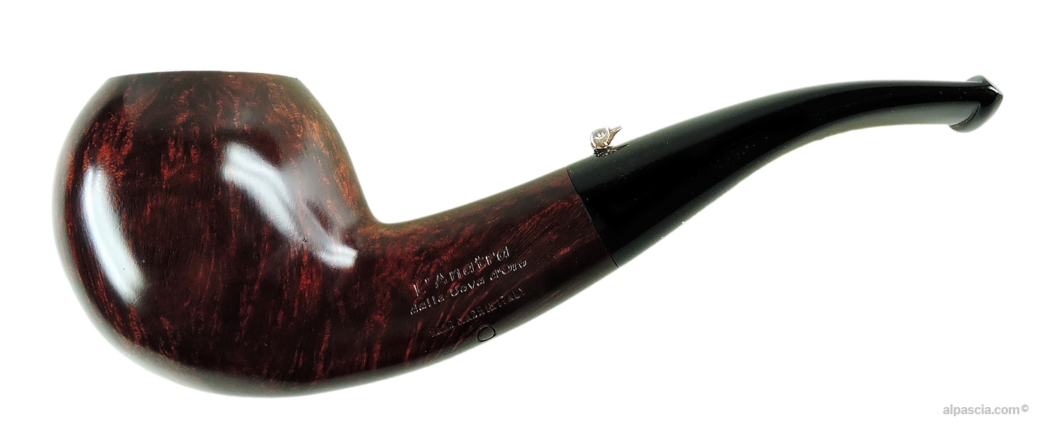 Vista laterale della pipa L'Anatra 1 Uovo (830)