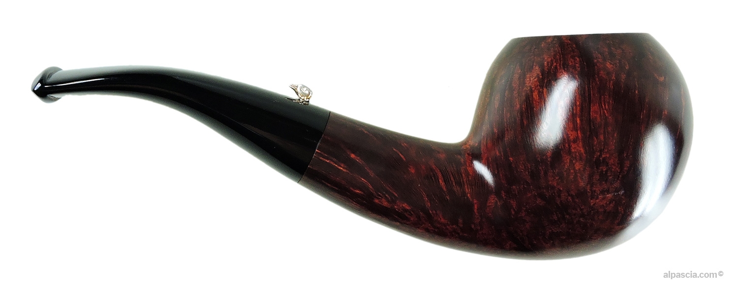 Vista dell'altro lato della pipa L'Anatra 1 Uovo (830b)