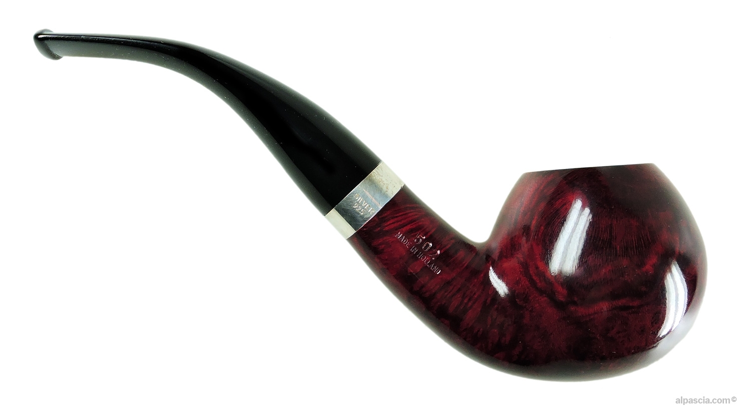 Vista laterale della pipa Big Ben Odeon Two Tone Red Modello 502 (1240)