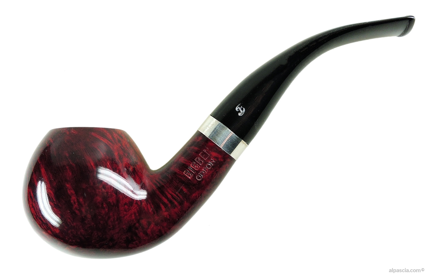 Vista dell'altro lato della pipa Big Ben Odeon Two Tone Red Modello 502 (1240b)