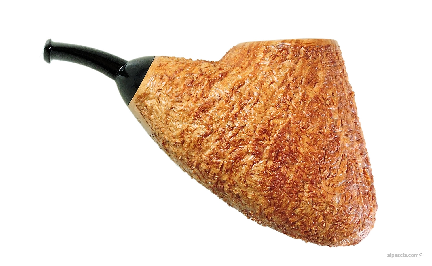Other side view of the Ganci Mopetta Rusticated pipe (067b)