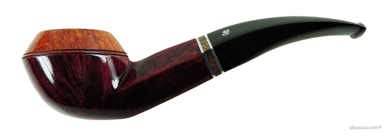 Vista laterale della Pipa Big Ben Classic 2 Tone Red Polish 470 (1245)