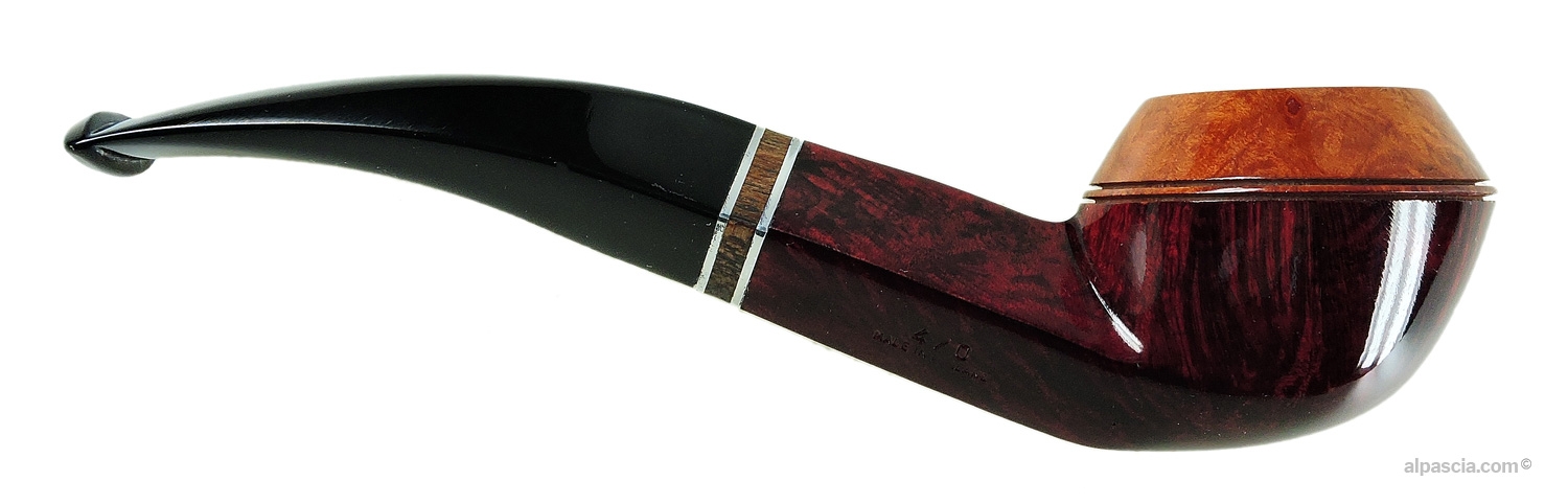 Vista dell'altro lato della Pipa Big Ben Classic 2 Tone Red Polish 470 (1245)