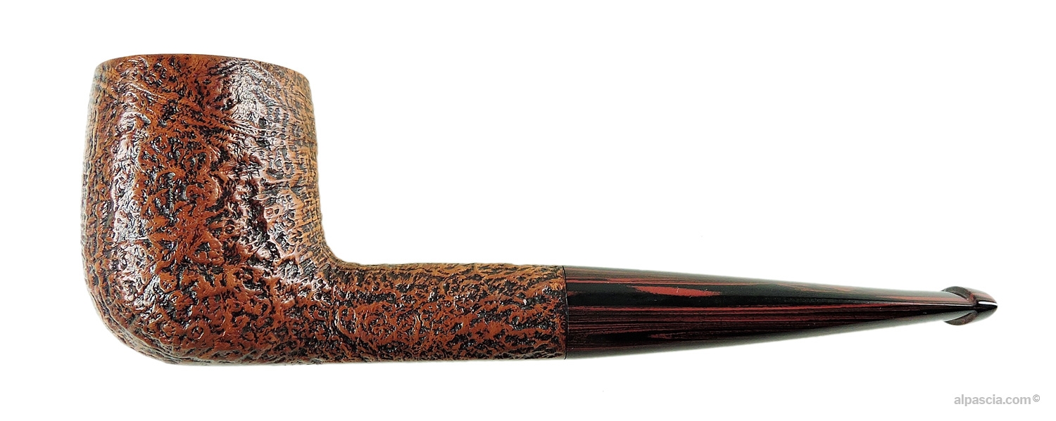 Vista laterale della Pipa Dunhill The White Spot County 4103 Gruppo 4 - G143a