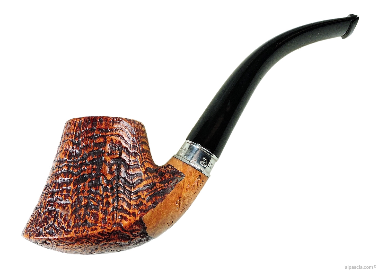 Side view of the Ser Jacopo Domina 2020 S2 D 43 pipe limited edition number 43 of 333 - 2278A