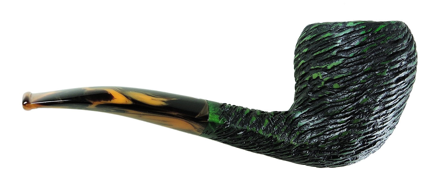 Right side view of the Talamona Dragon M Rusticated pipe 109B