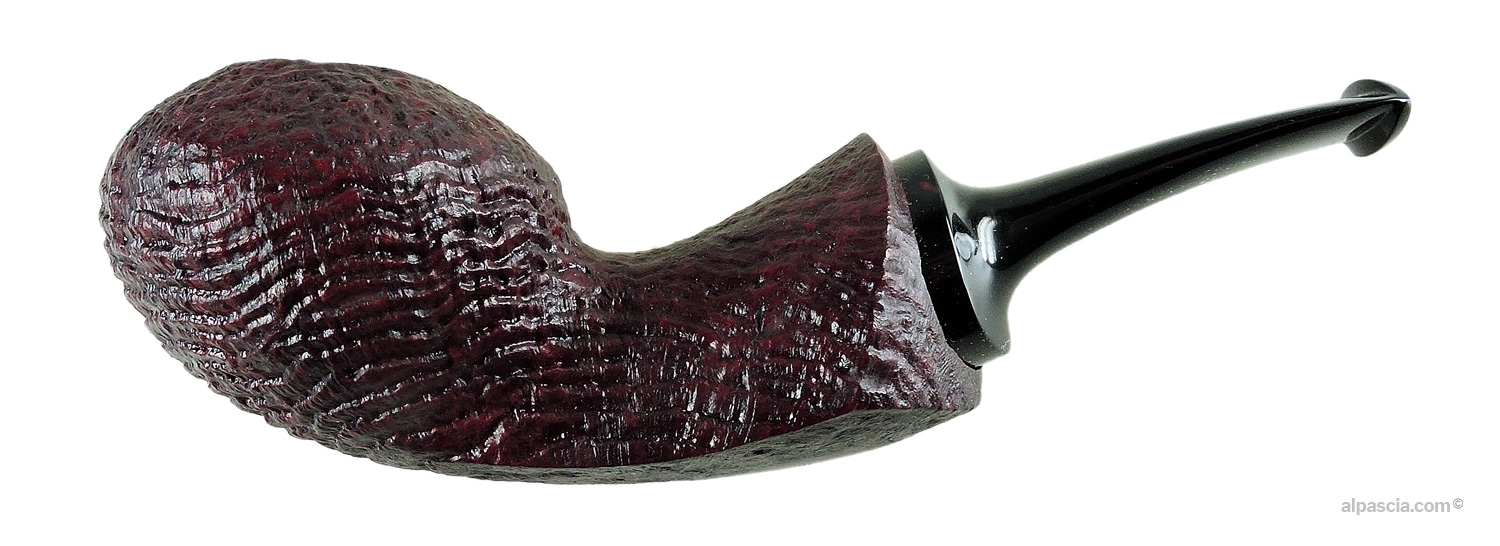 Left side view of the Dirk Heinemann  Bent Sandblasted pipe 035A