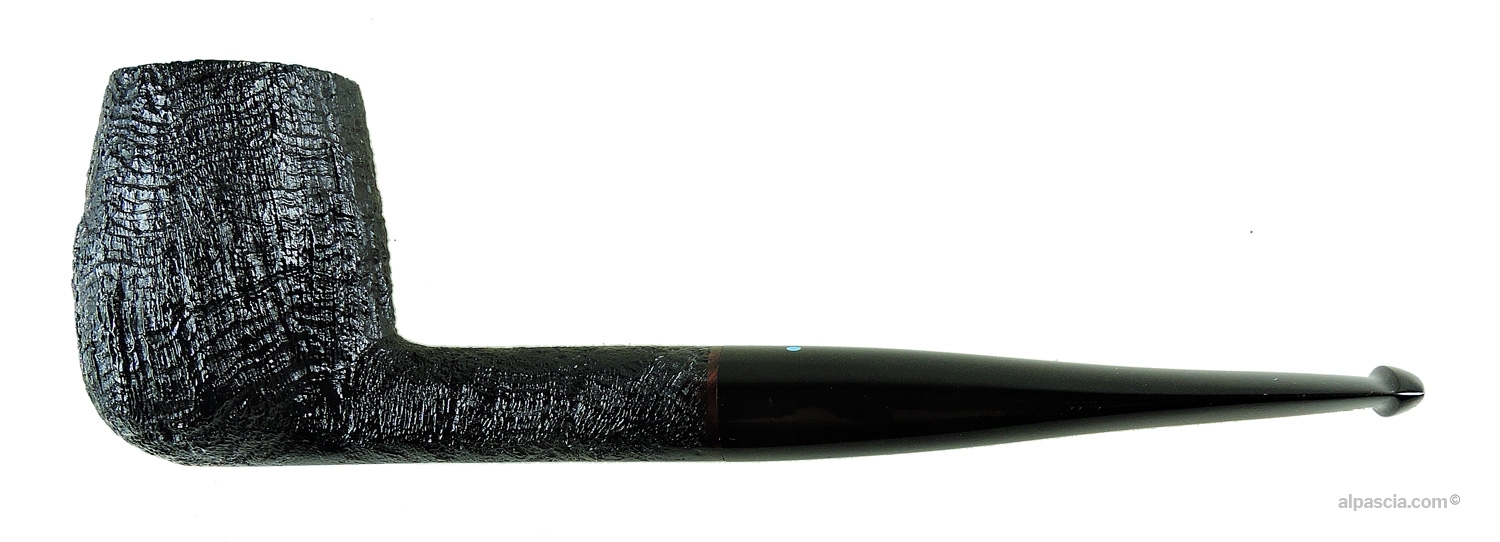 Pipa Sasieni 4 Dot Ruff Root Dark 054 - vista lato sinistro