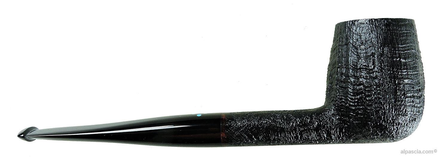 Pipa Sasieni 4 Dot Ruff Root Dark 054 - vista lato destro