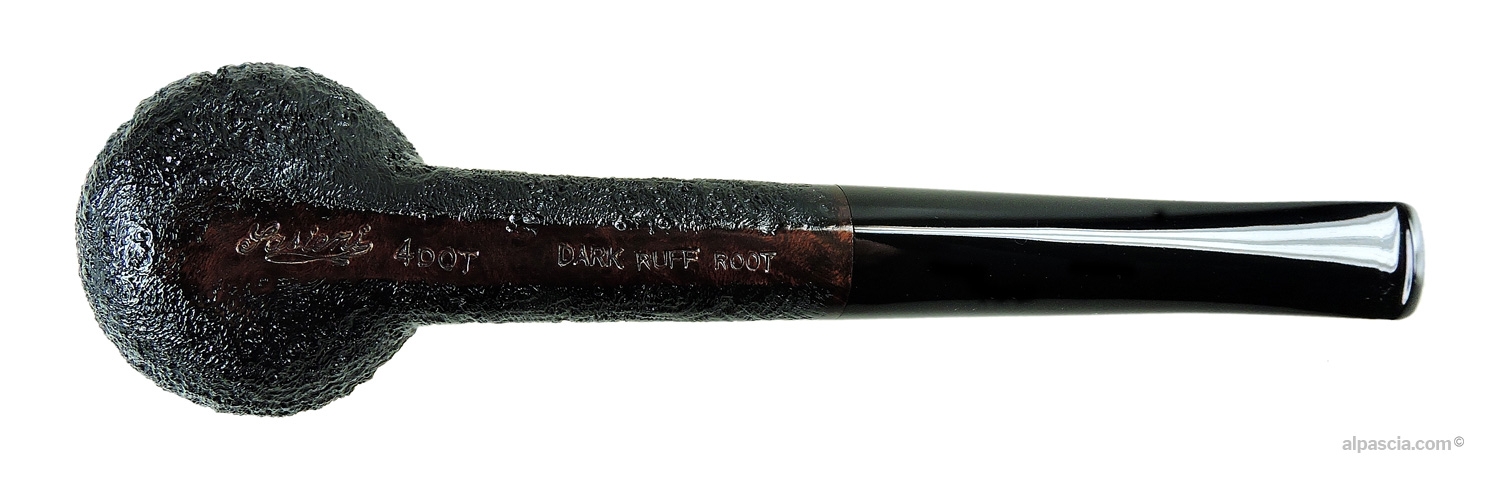Pipa Sasieni 4 Dot Ruff Root Dark 054 - vista dal basso
