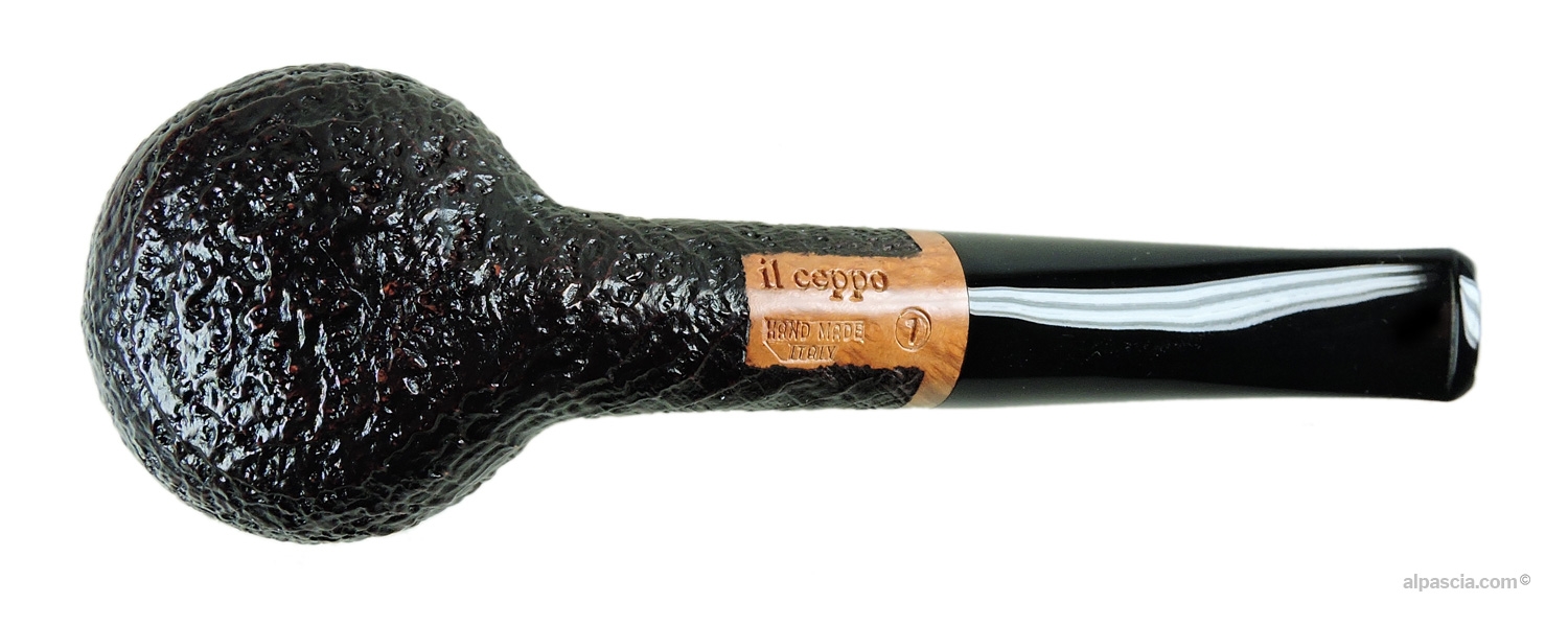 Pipa Il Ceppo 1 Apple Sabbiata 348 - Filtro 9mm - vista dal basso