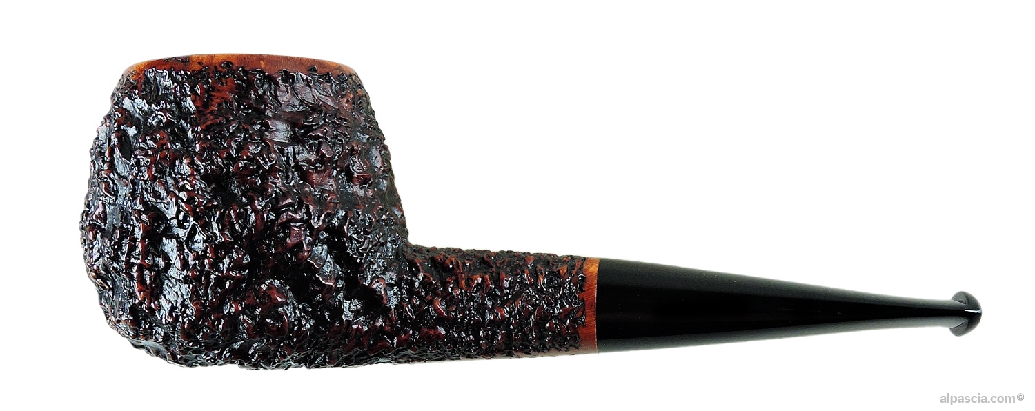 Radice Rind Oil Cured Straight Apple Pipe - left side view