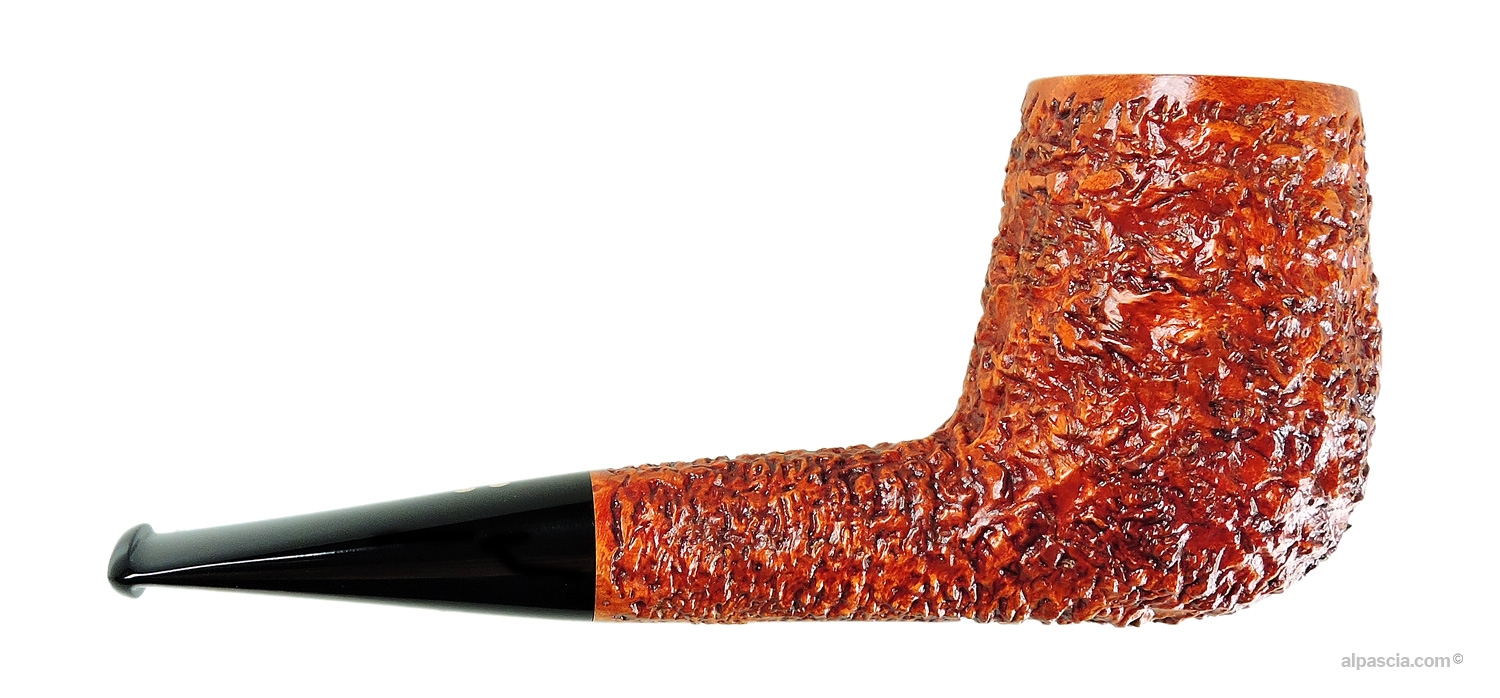 Radice Rind Billiard Chubby Rusticated Pipe - right side view