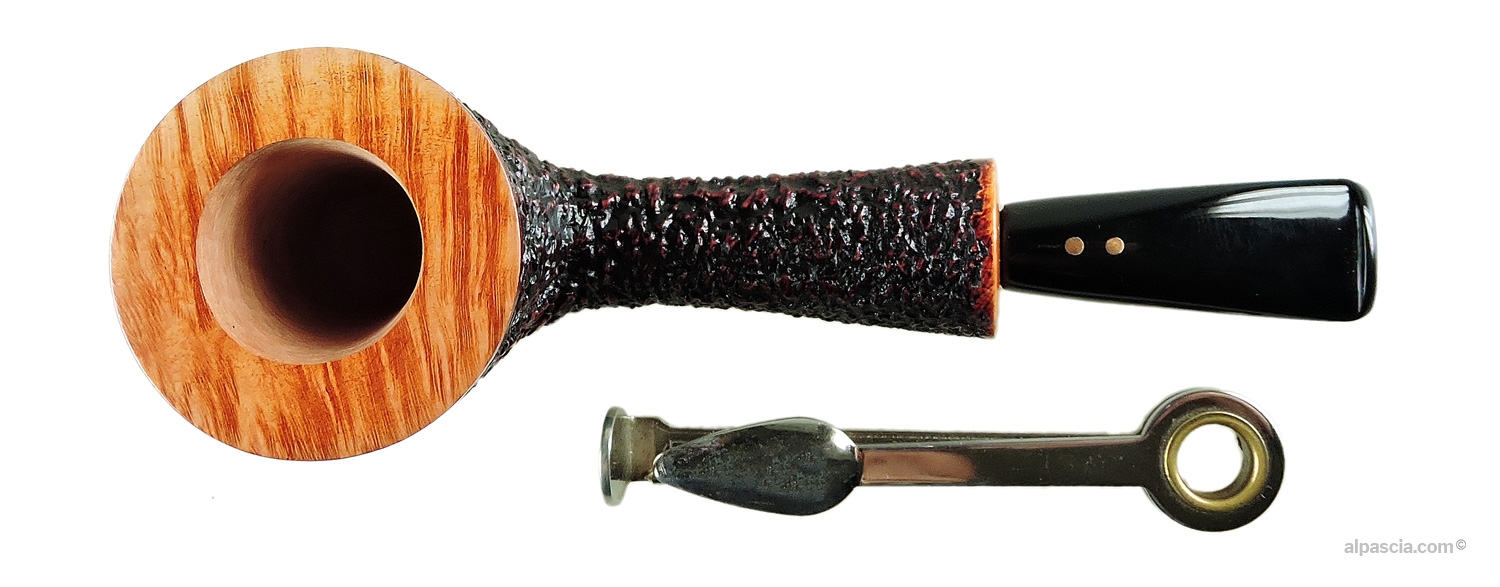Pipa Radice Rind 2202 Dublino Semicurva - dettaglio rim e apertura braciere