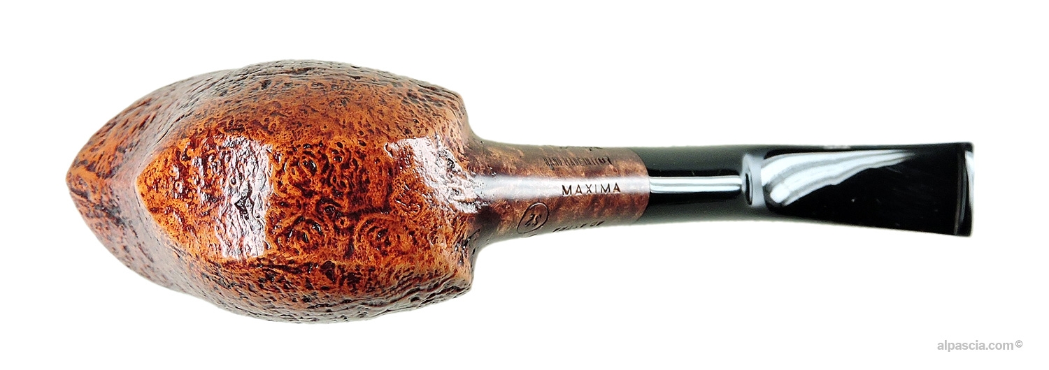 Pipa Ser Jacopo S2 A Maxima 2281 Curva Sabbiata - vista dal basso e punzonatura Maxima