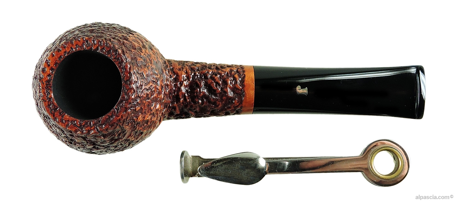 Pipa Ser Jacopo R1 2284 Apple Chubby Rusticata - dettaglio spessore braciere