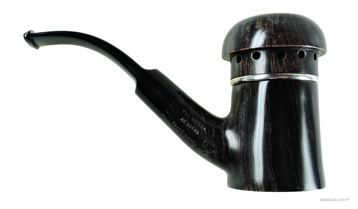Ser Jacopo L D Mangia Fuoco 2285 Smooth Bent Pipe - right side view