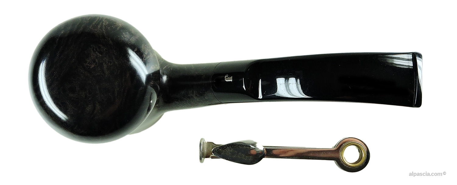 Ser Jacopo L D Mangia Fuoco 2285 Smooth Bent Pipe - top view and grain detail