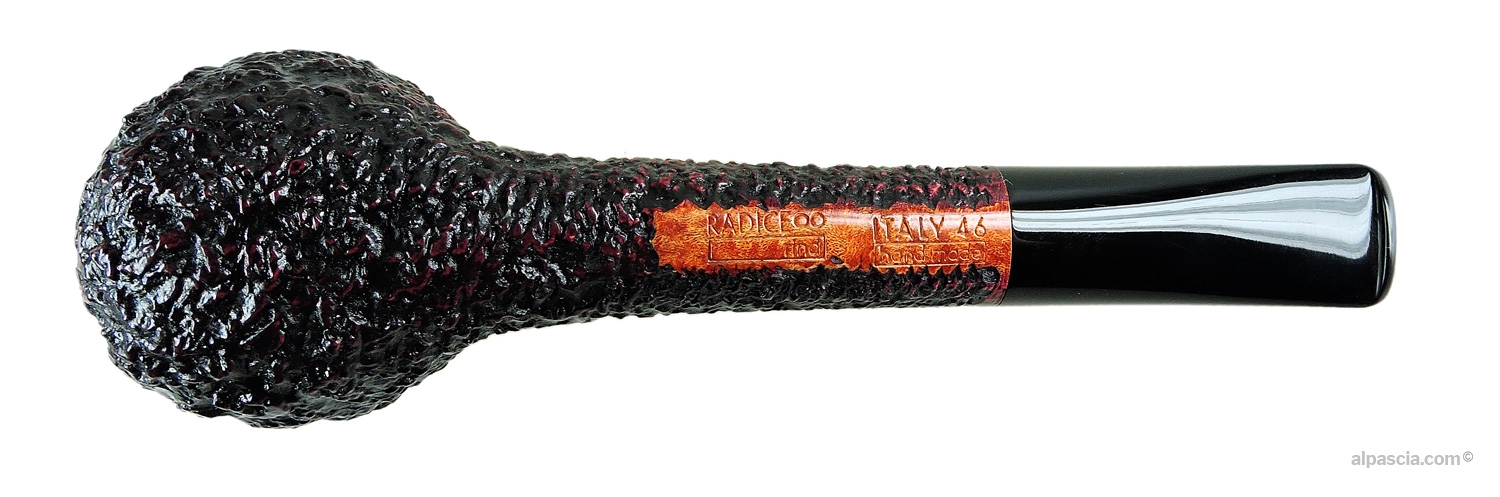 Pipa Radice Rind Liverpool Rusticata - vista inferiore e punzonature Radice