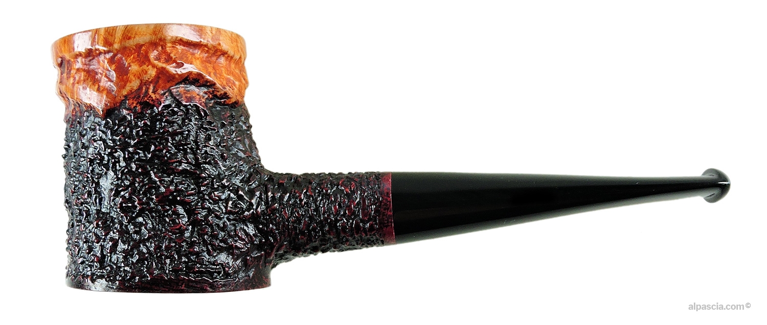 Radice Rind Cherrywood Semi-Rusticated 2205 Pipe - left side view