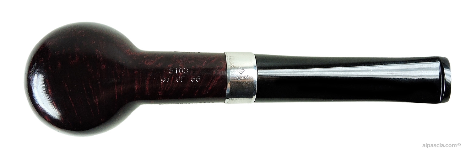 Dunhill Notting Hill Pipe Factory Bruyere 5103 Limited Edition 47/66 Pipe - bottom hallmarks and 47/66 numbering