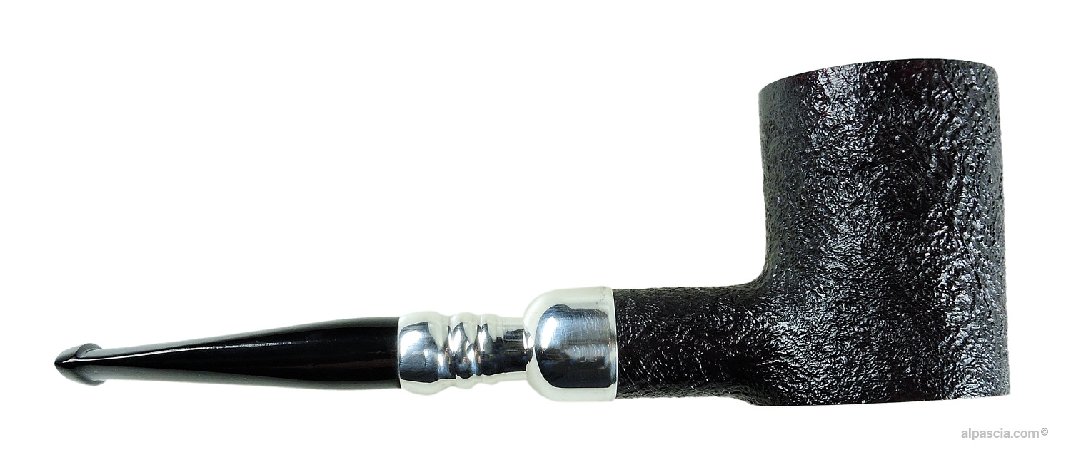 Dunhill Shell Briar 5122 Group 5 Silver Spigot Poker Pipe - right side view