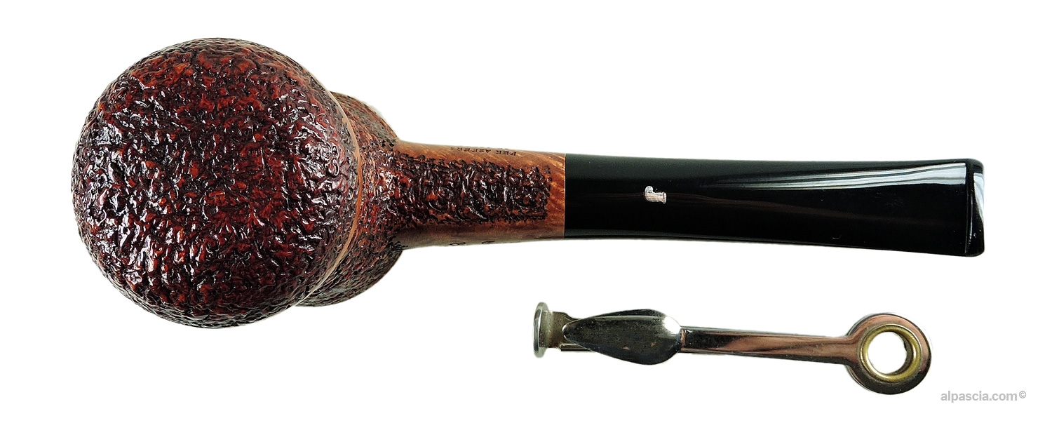 Ser Jacopo Mangia Fuoco R1 D Pipe - top view showing smooth rim contrast