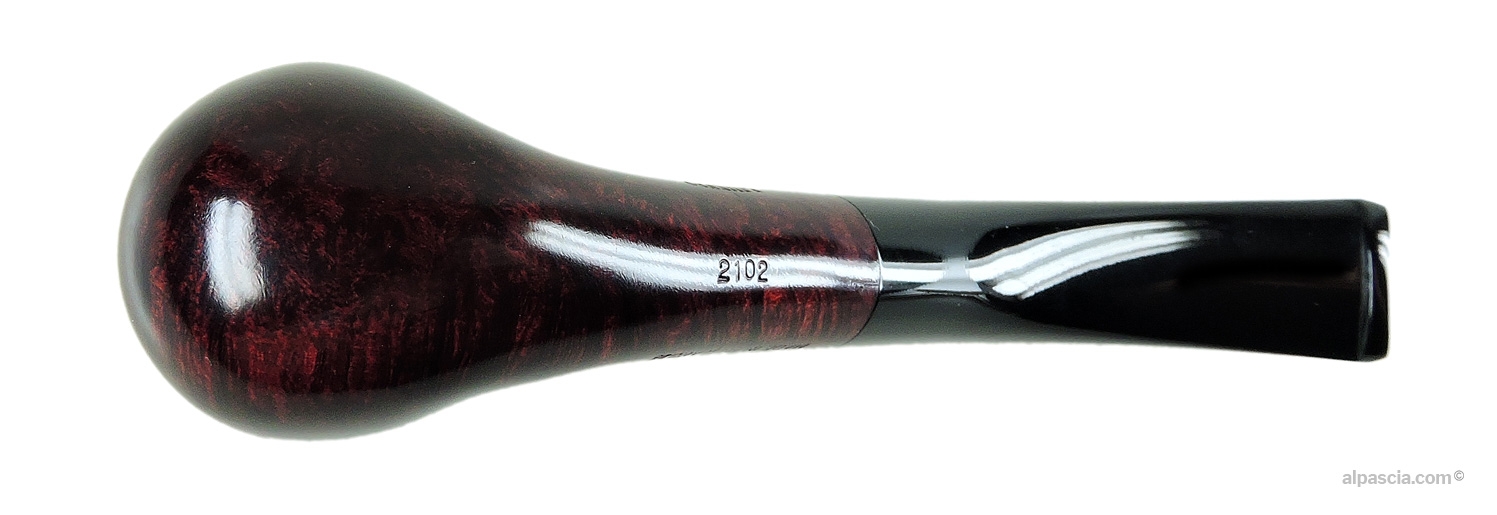 Dunhill Bruyere 2102 Group 2 Pipe - bottom view of the curved shank with official stampings