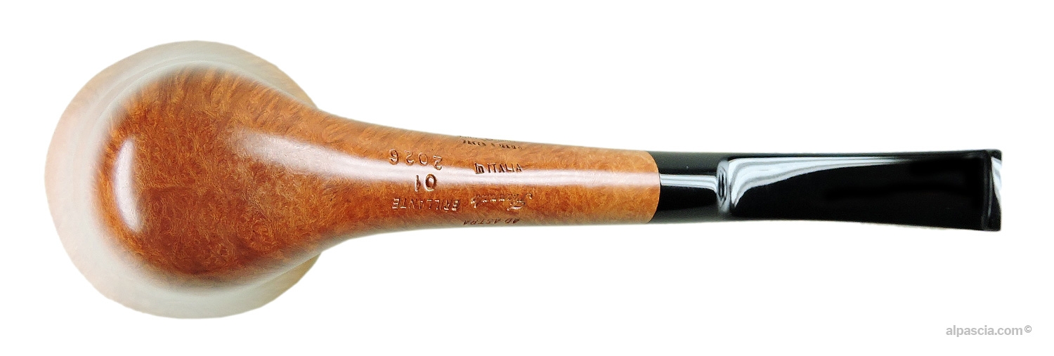 Ser Jacopo Fiammata Diamante 01 2026 Dublin Bark Top Pipe - bottom view with official grade and year stampings