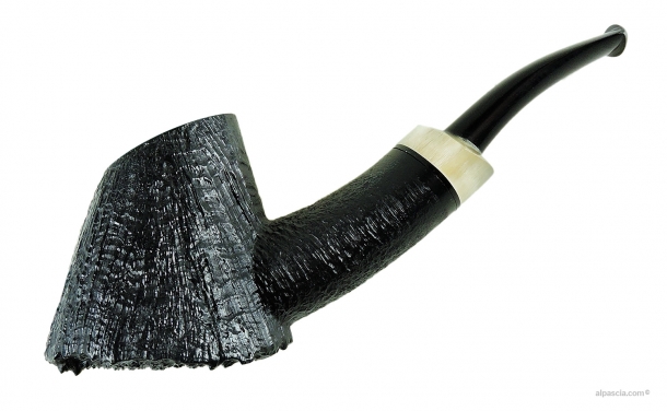 Alinetu Sandblasted Bent Volcano Pipe Horn Extension