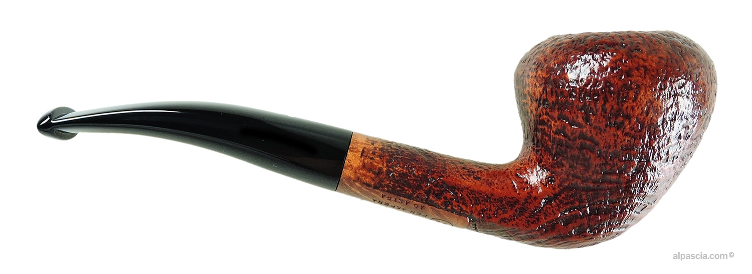 Ser Jacopo S2 Curved Freehand Pipe - right side view highlighting the symmetrical organic