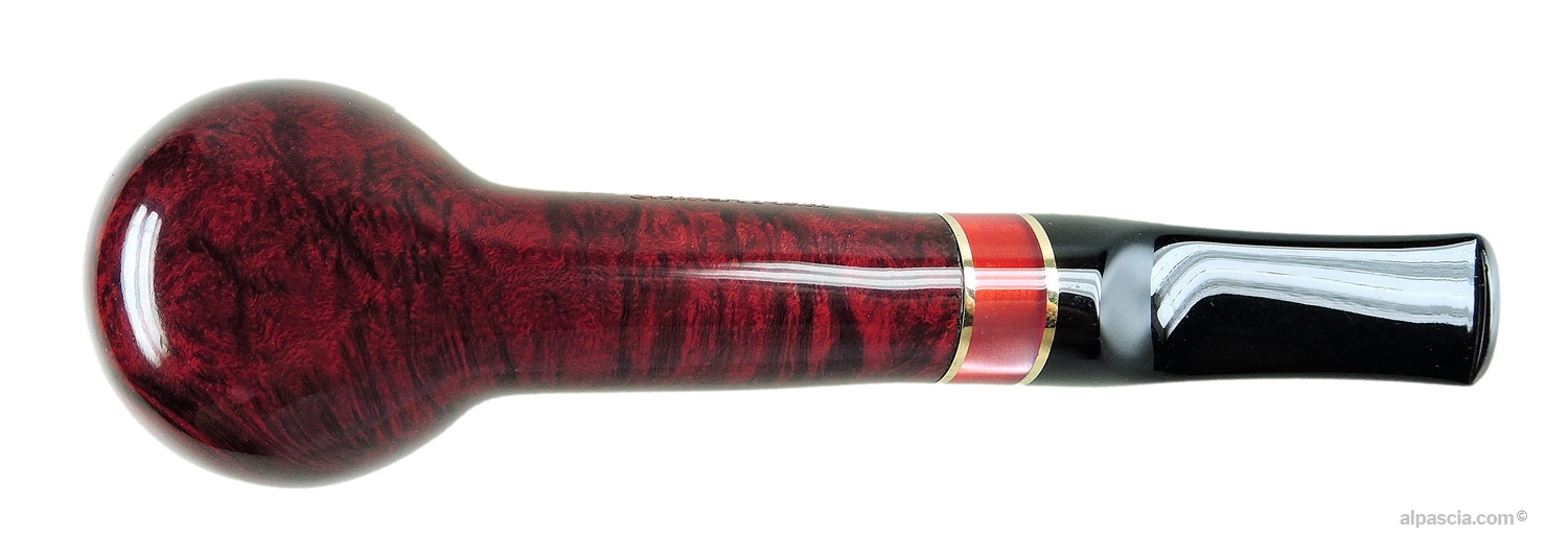 Pipa Big Ben Golden Root 108 Billiard - vista inferiore del cannello dritto con i marchi originali Big Ben Golden Root