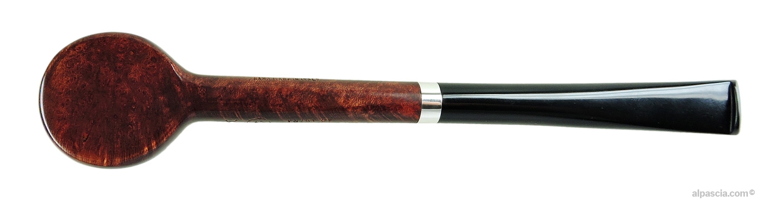 Ser Jacopo L1 A Smooth Billiard Pipe - bottom view of the cylindrical shank displaying authentic stamps and L1 grading