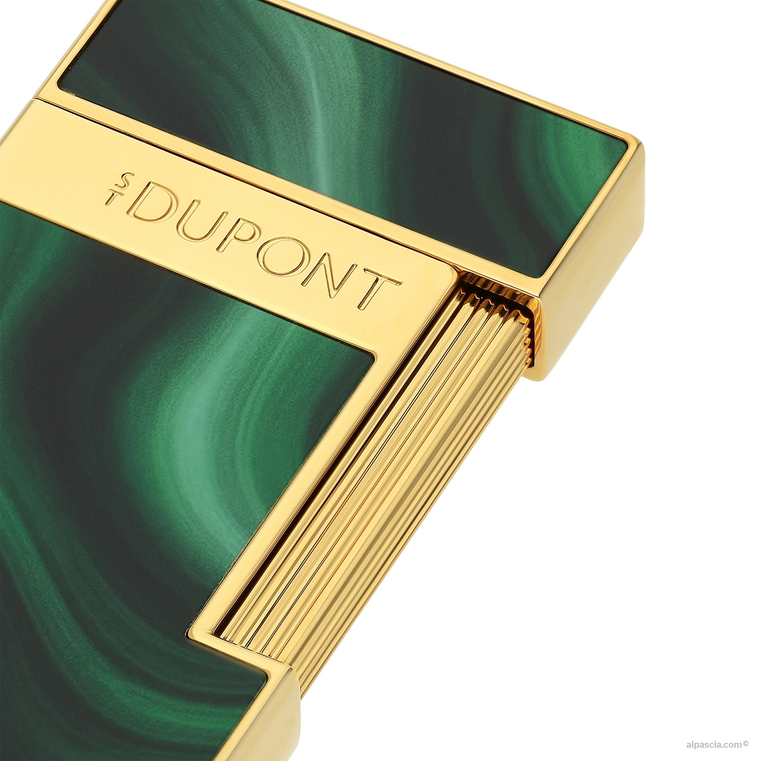 S.T. Dupont Slimmy Lighter Green Géode 028036 - detail