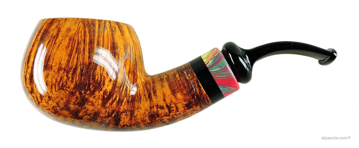 Pipa Peder Jeppesen Ida Gr. 5 Liscia Curva - Profilo dello shape curvo danese con fiammatura