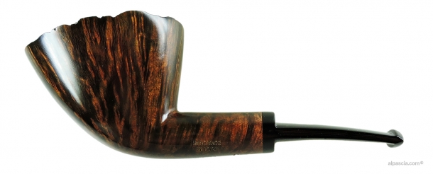 Valbruna Smooth Brown 2 Jellyfish Pipe – Quarter Bent Dublin by Simone Gaudenzi