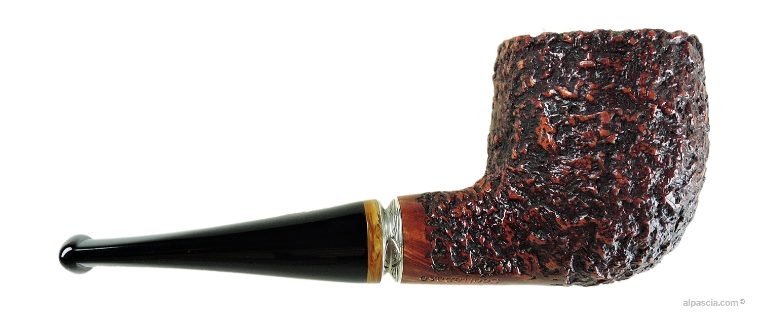 L'Anatra Scottanaso Chubby Pipe - Right side view highlighting the compact, thick-walled muscular briar