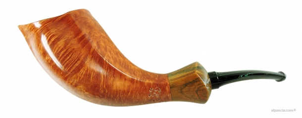 Pipa Bisonte Liscia Horn Bocchino in Cumberland