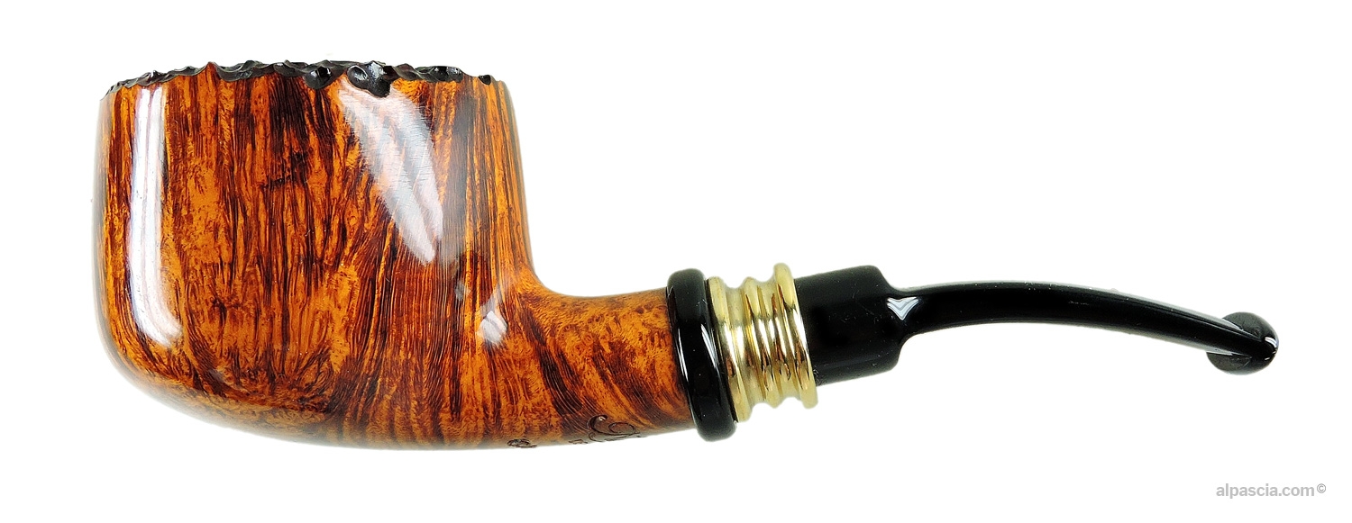 Neerup Classic Gr.3 Pot Pipe - Straight smooth profile with a squat bowl and beautiful flame grain