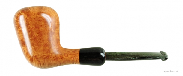 Nicola Pirocco Smooth Army Pipe in Natural Briar with Cumberland Stem