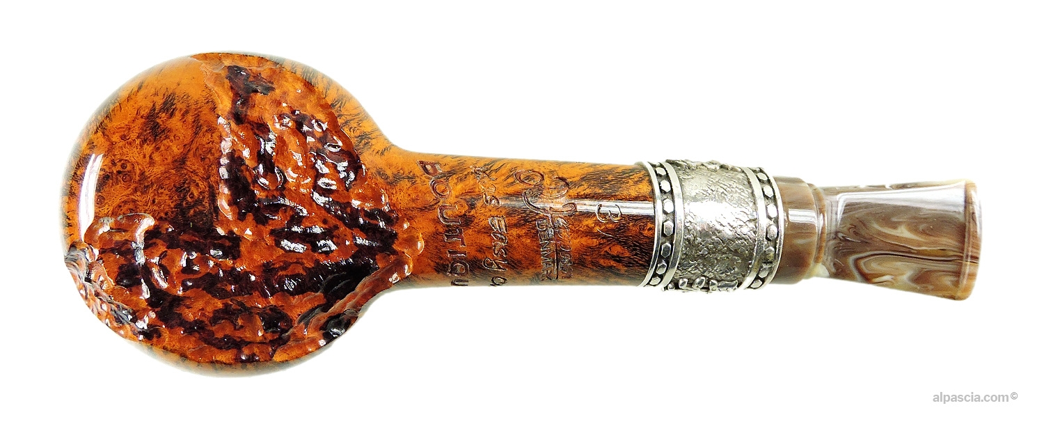 Peder Jeppesen Ida Pipe - Bottom view of the shank showing authentic Ida Boutique Grade 3 stamps