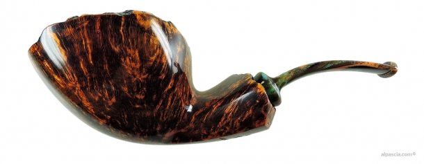 Peder Jeppesen Ida Grade 4 Semi-Bent Freehand Handmade Pipe