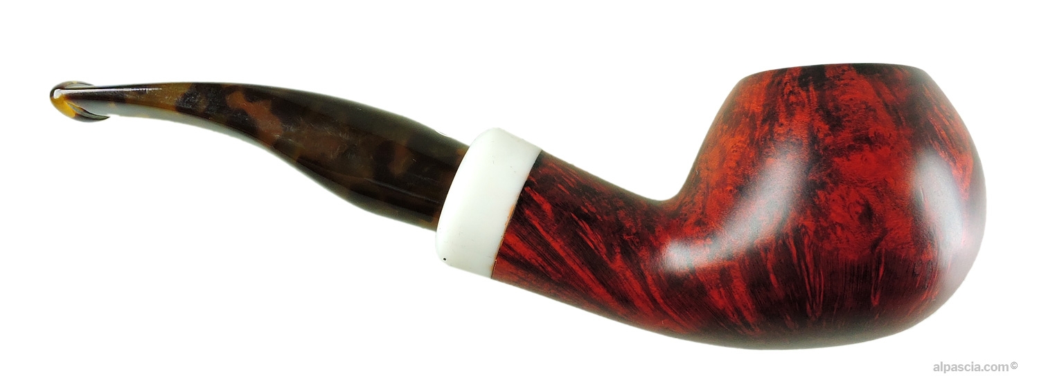 Pipa Talamona Mini Reverse - Vista destra che mostra la compattezza del cannello e del vaso liscio