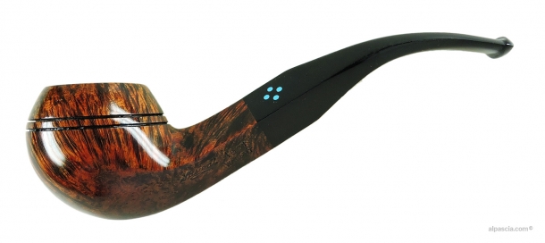 Pipa Sasieni 4 Dot Walnut Bulldog Curva Liscia