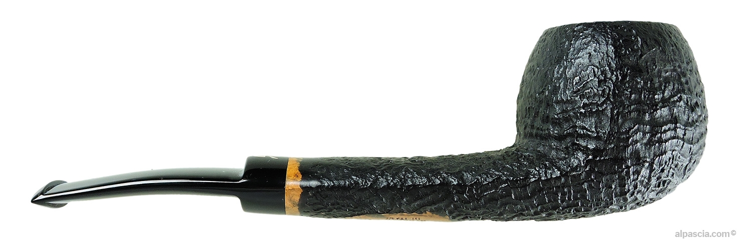 Valbruna 2 Jellyfish Pipe - Right side view showcasing the fanned three-dimensional wood structure