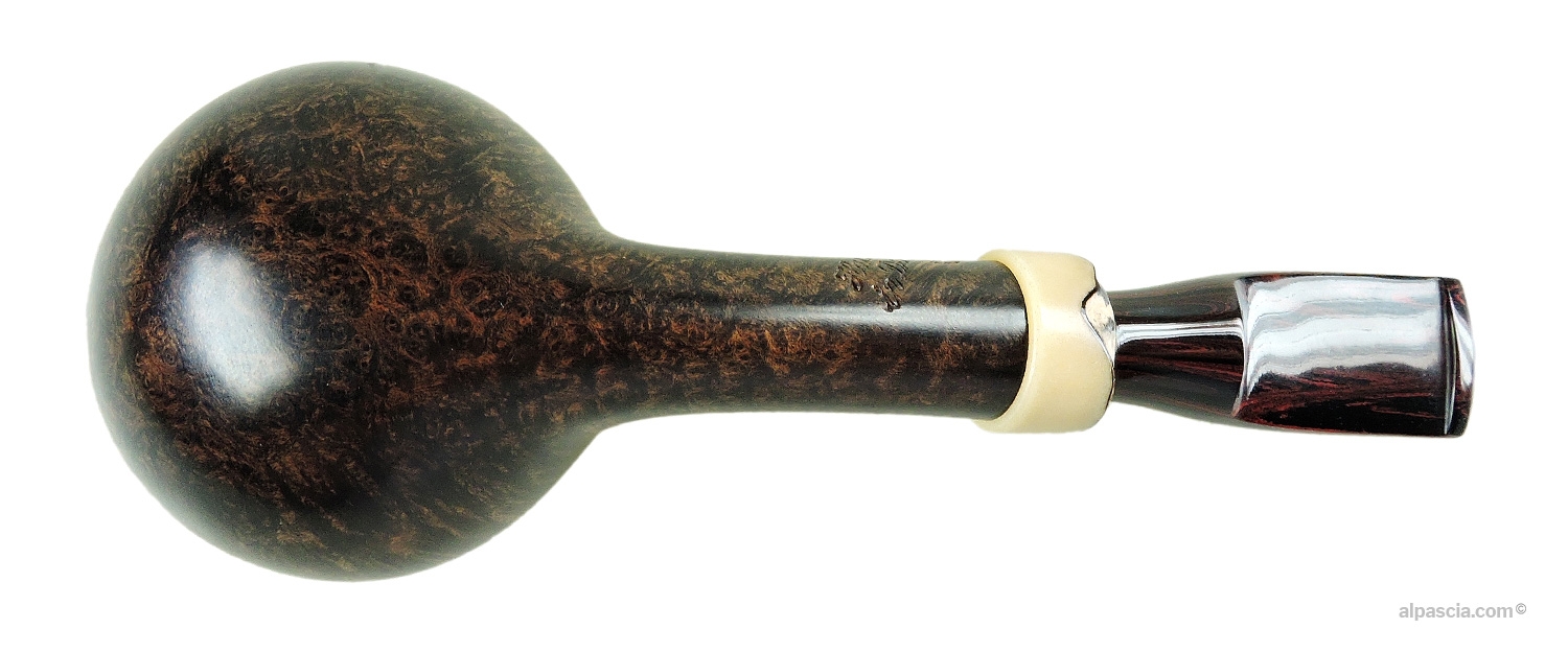Pipa Leo Borgart Freehand - Vista inferiore del fusto con le punzonature originali Borgart Made in Denmark