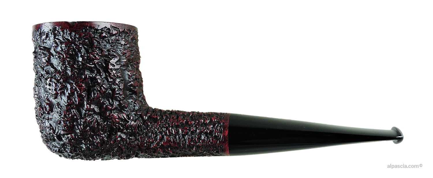 Pipa Radice Rind G - Profilo diritto gigante con la profonda rusticatura marrone e nera stile corteccia