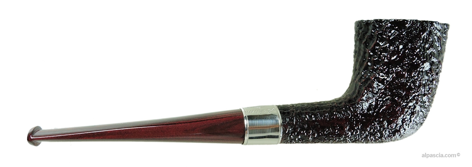 Ashton Brindle XX Pipe - Right side view showcasing the sleek Woodstock lines and dense sandblast