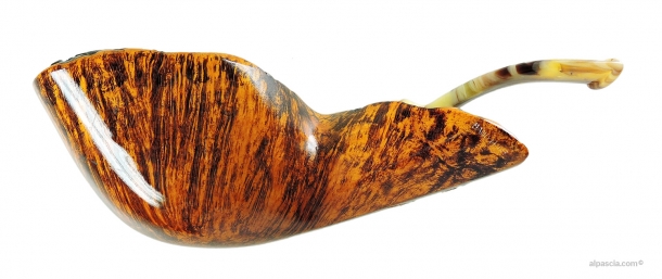 Peder Jeppesen Ida 6 Smooth Freehand Pipe with Bark Top
